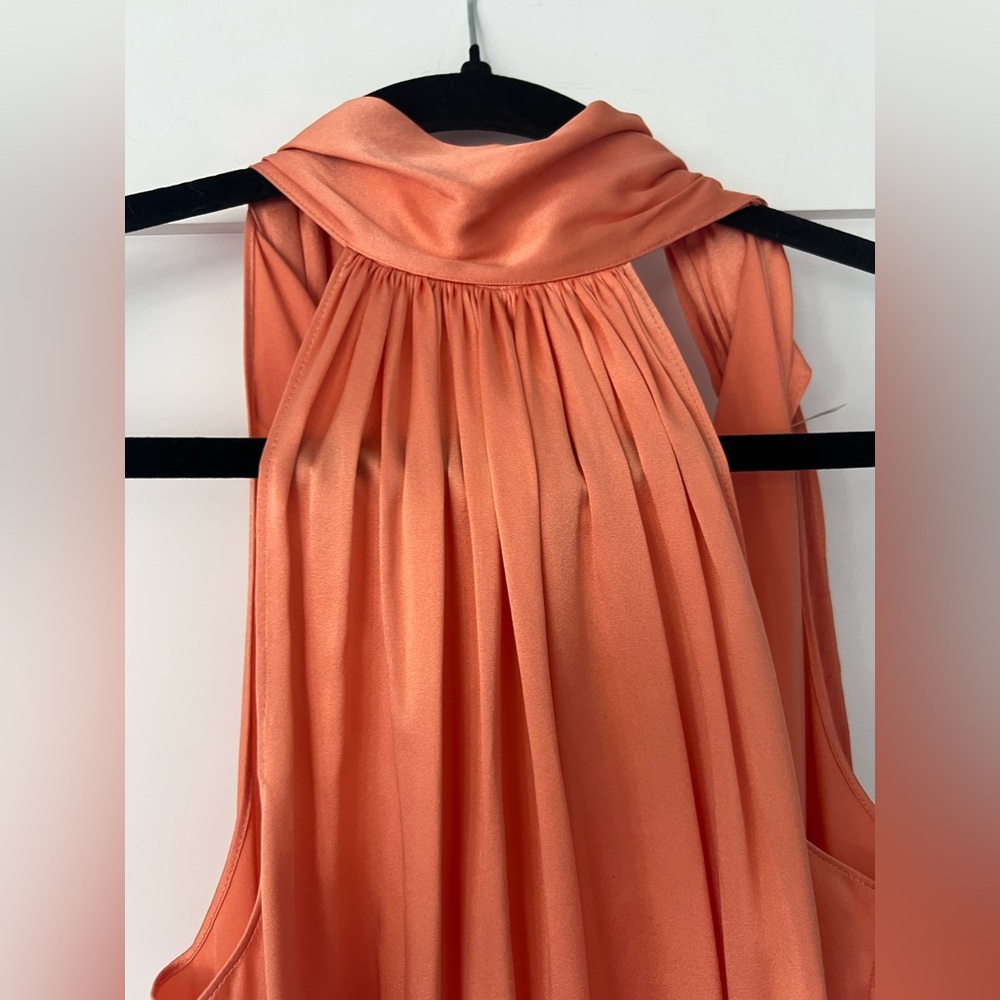 Ramy Brook Coral Sleeveless Blouse